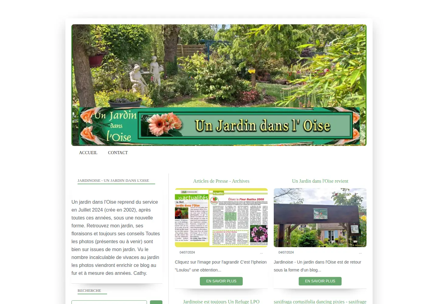 Captured homepage of jardinoise.com in the current scan