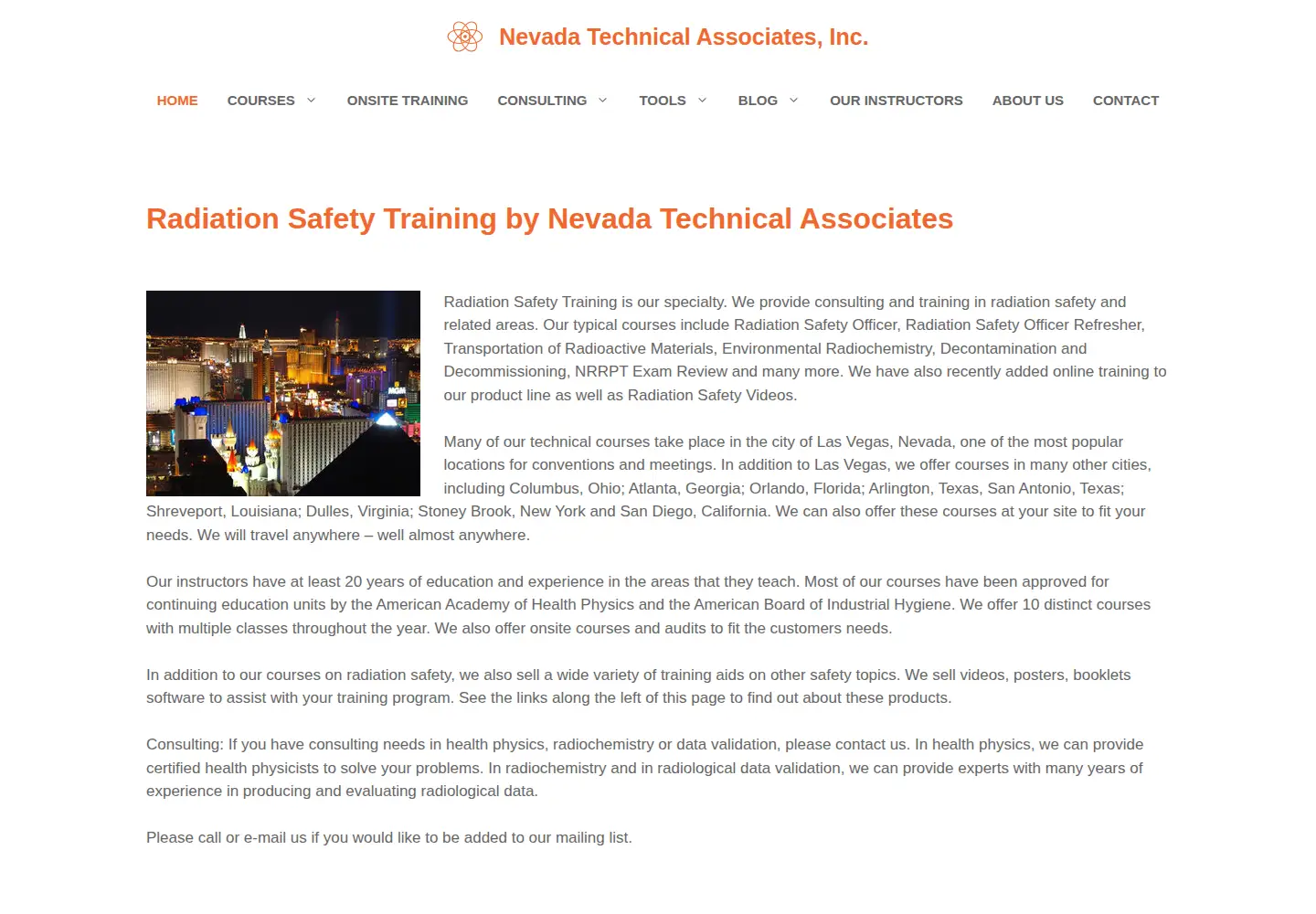 Captured homepage of ntanet.net in the current scan