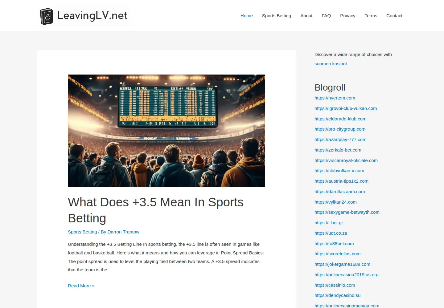 Screenshot of leavinglv.net