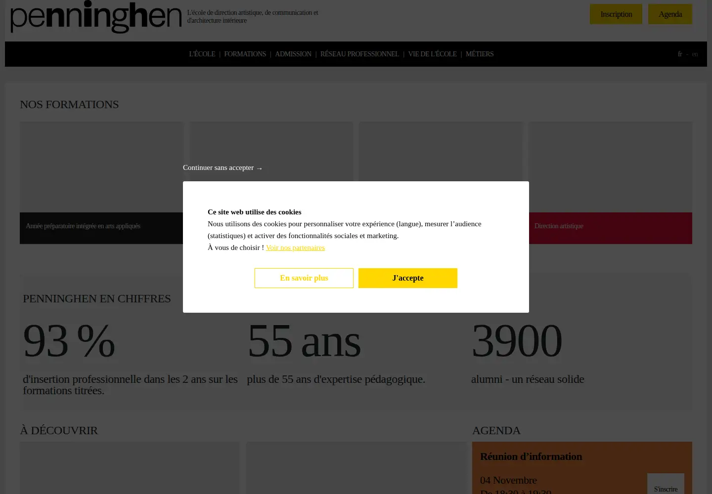 Screenshot of penninghen.fr