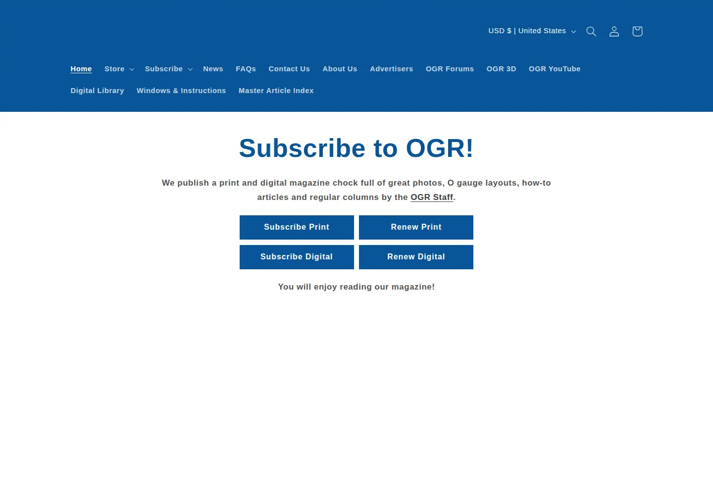 Screenshot of ogaugerr.com