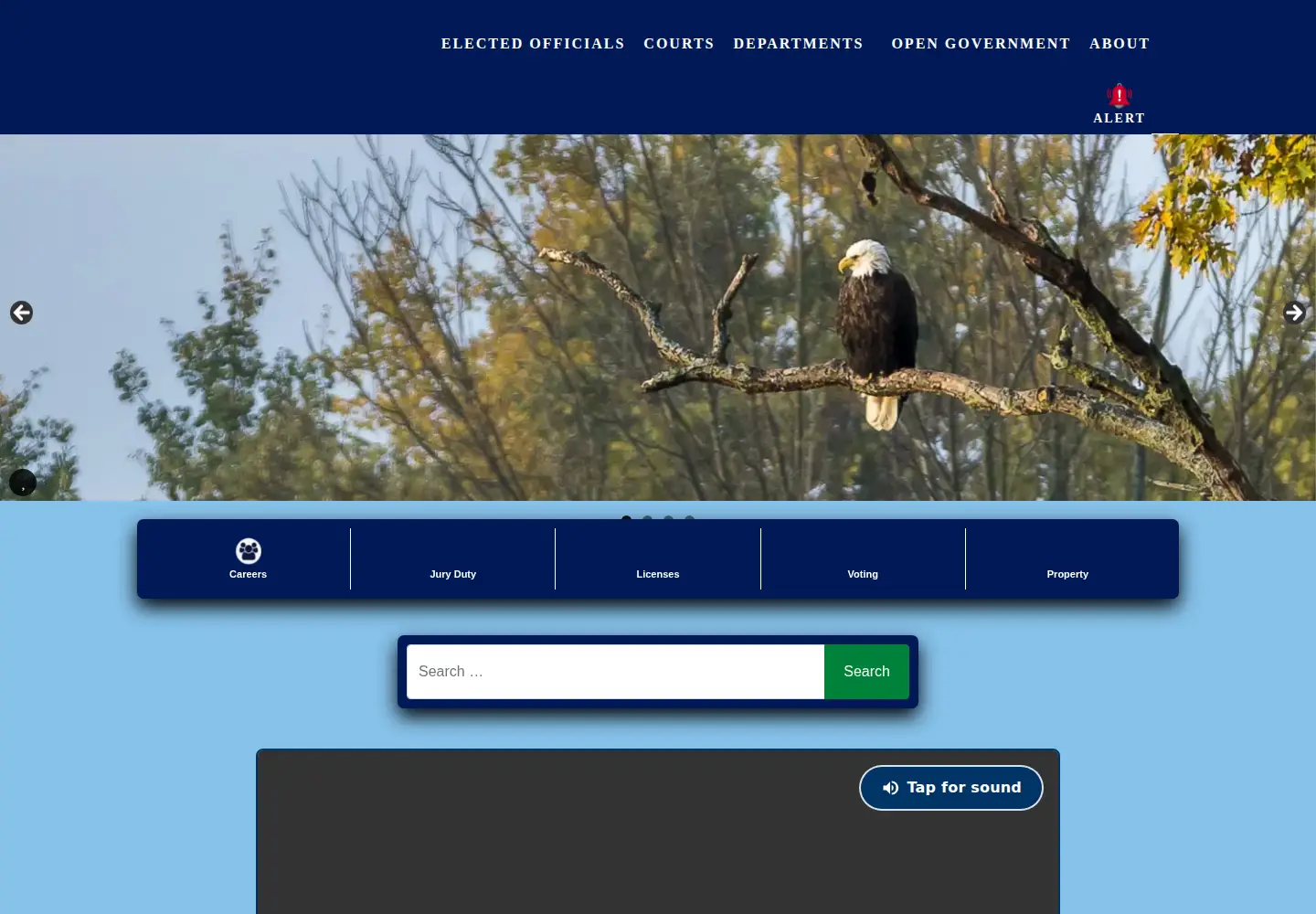 Screenshot of eriecountypa.gov