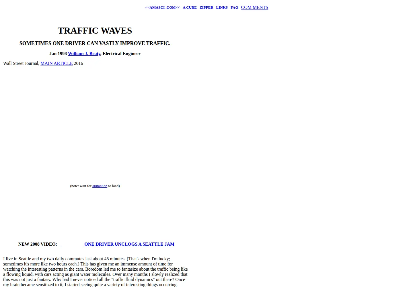 Screenshot of trafficwaves.org