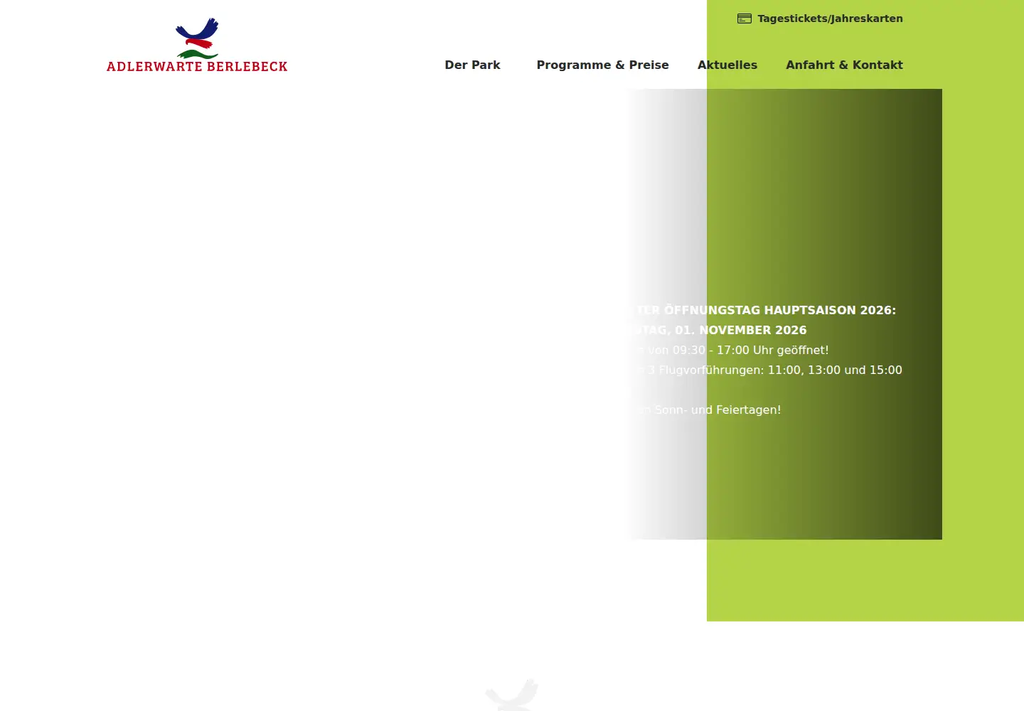 Screenshot of detmold-adlerwarte.de