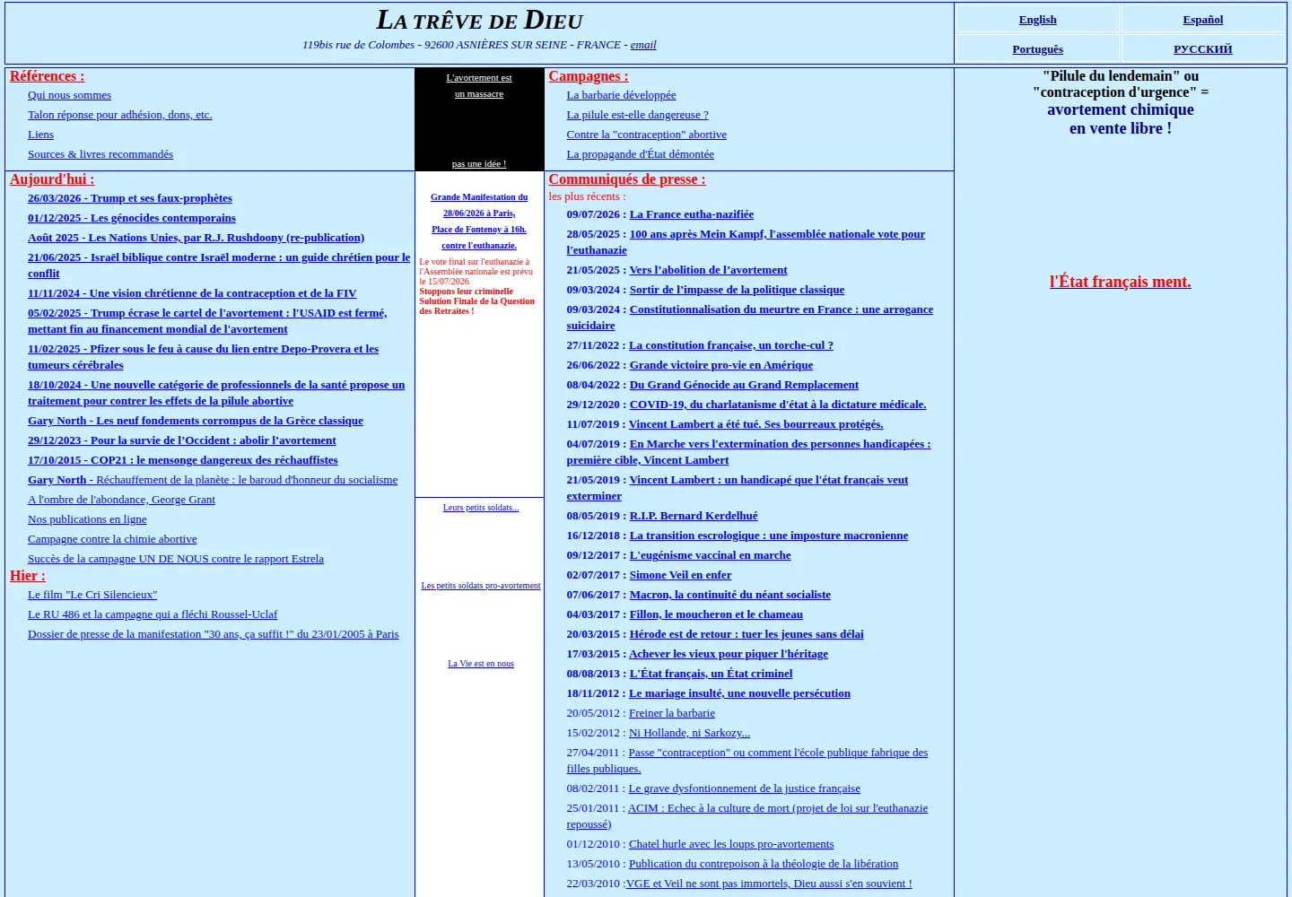 Screenshot of trdd.org