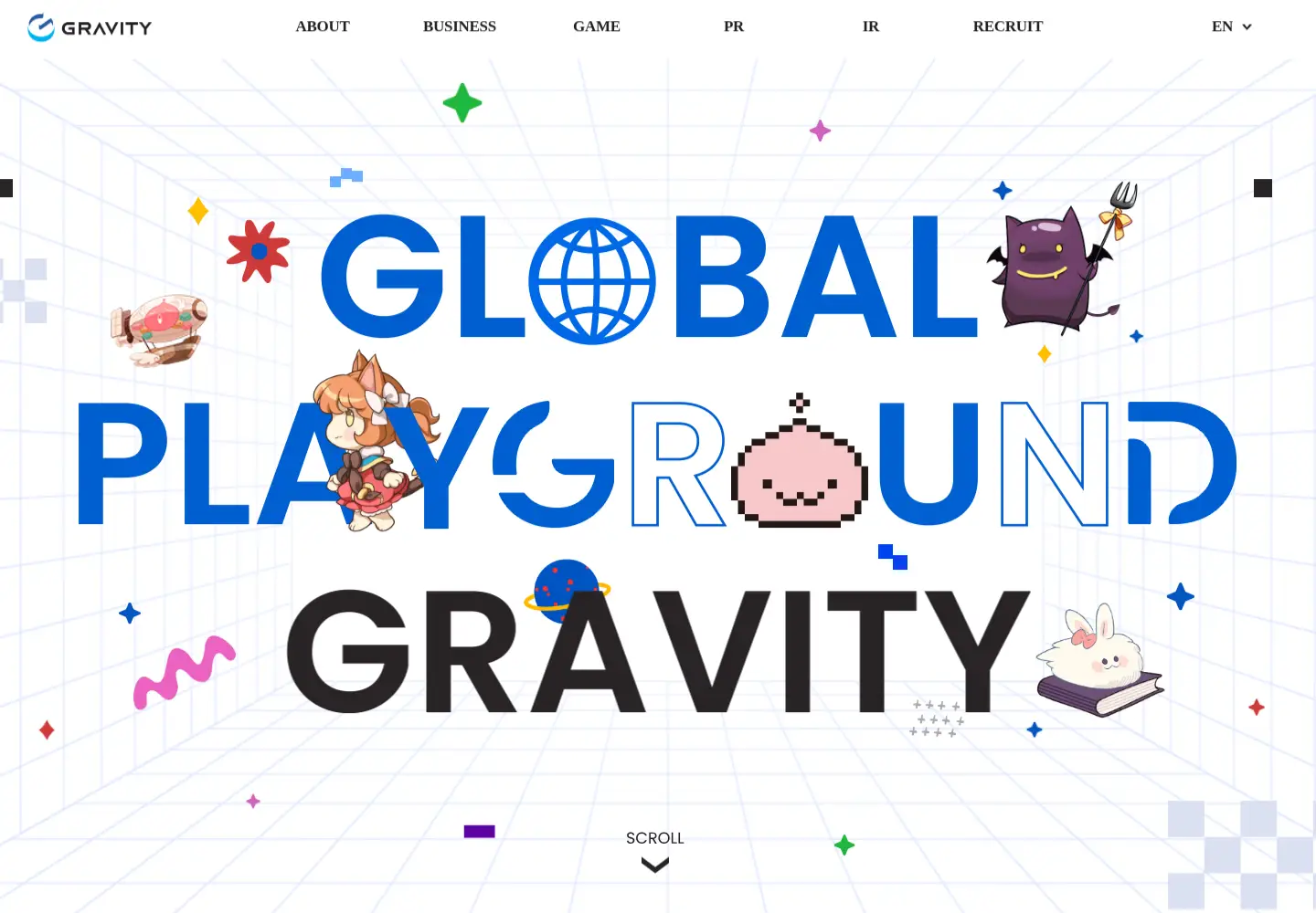 Screenshot of gravity.co.kr