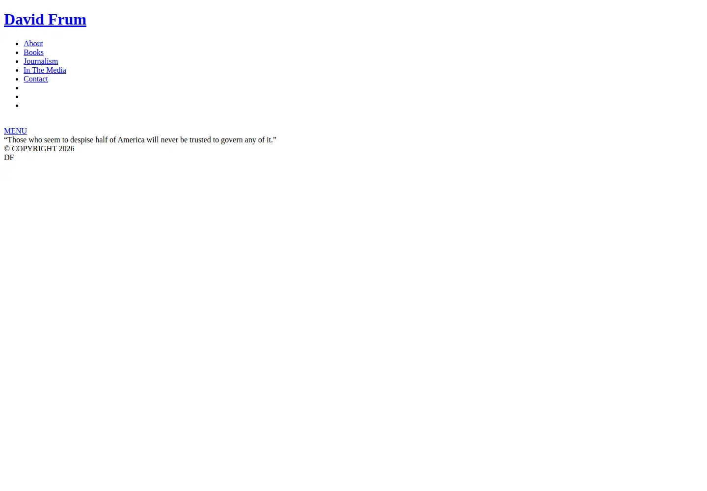 Screenshot of davidfrum.com