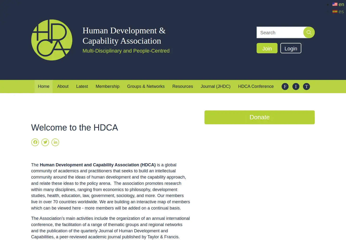 Screenshot of hd-ca.org