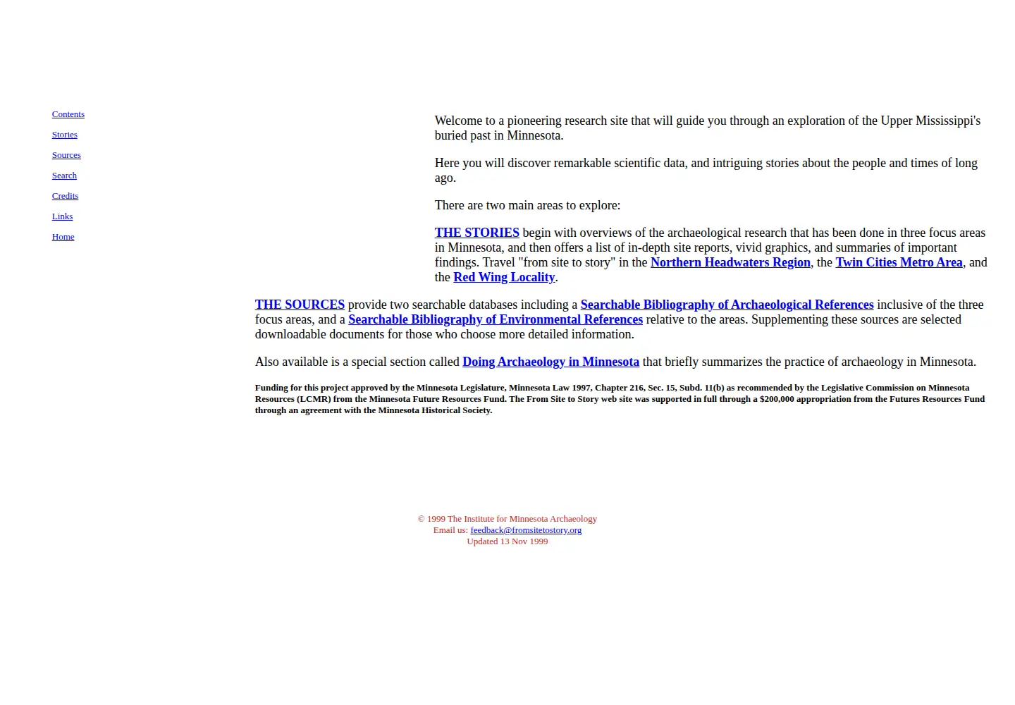 Screenshot of fromsitetostory.org