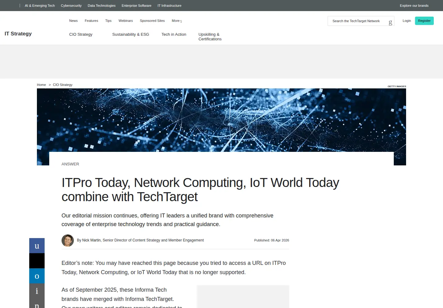 Screenshot of sharepointpromag.com