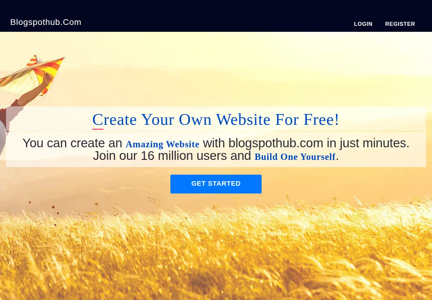 Screenshot of blogspothub.com