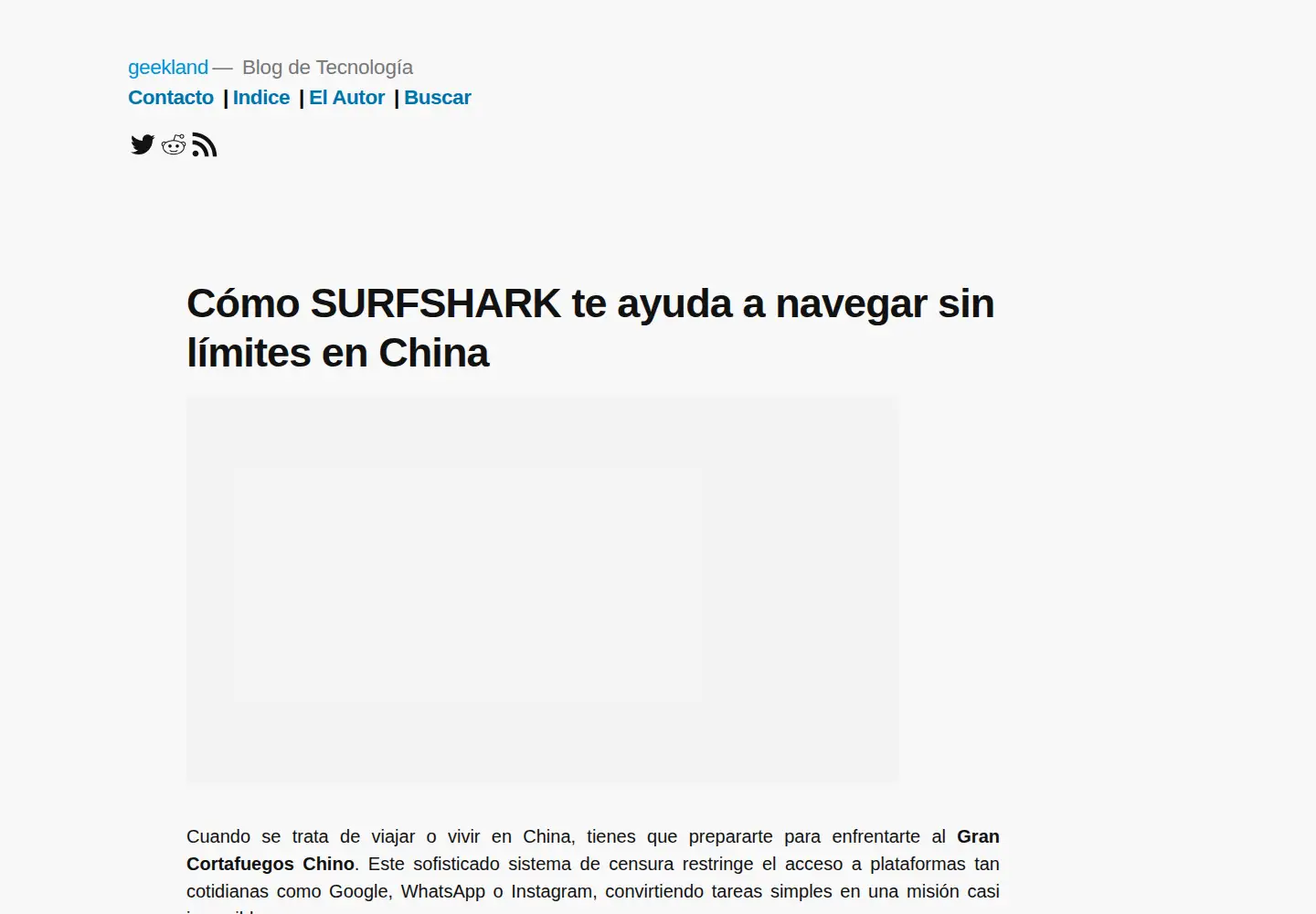 Screenshot of geekland.eu