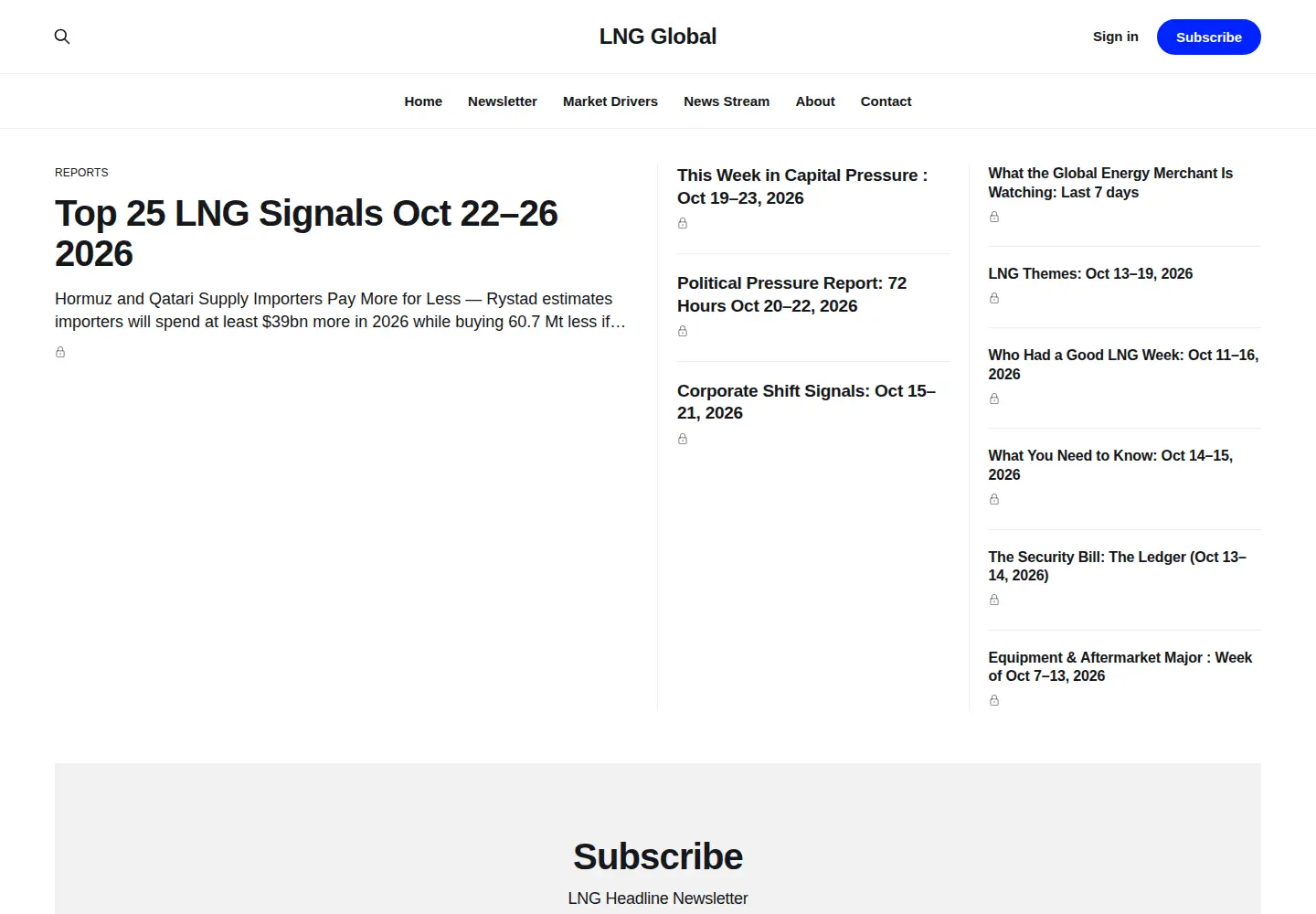 Captured homepage of lngglobal.com in the current scan