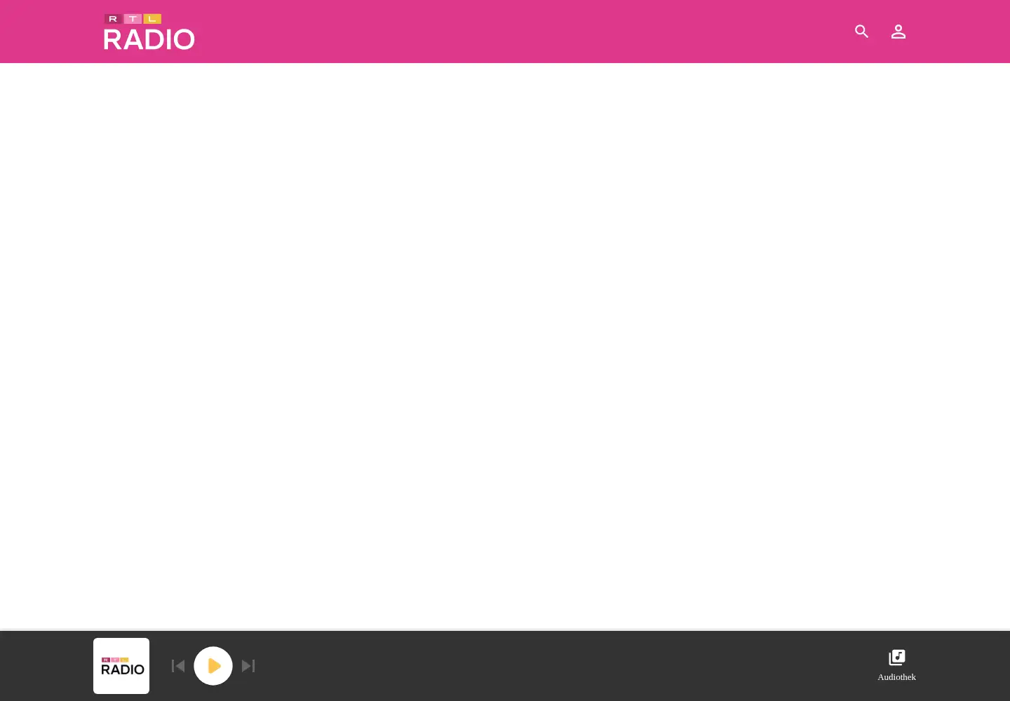 Screenshot of rtlradio.de