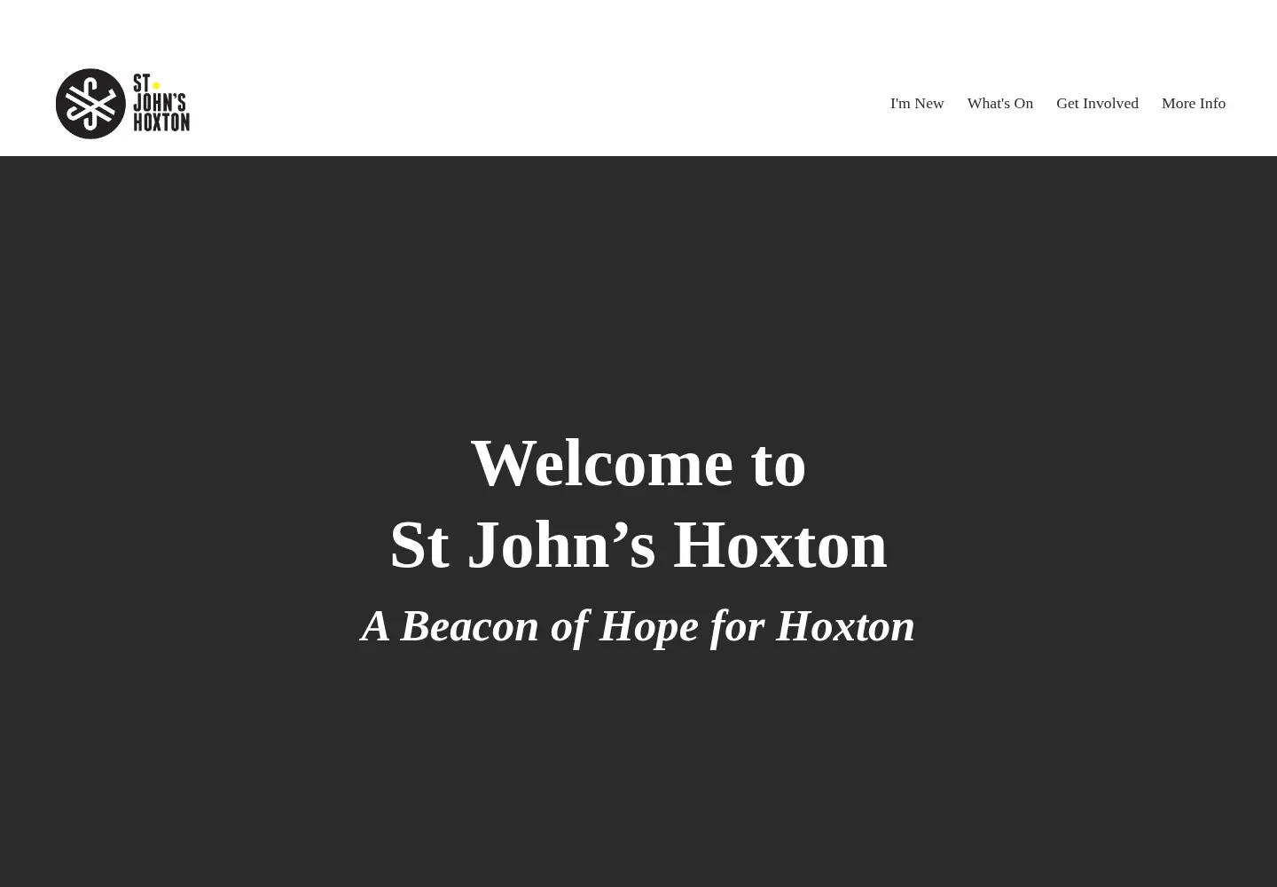 Captured homepage of stjohnshoxton.org.uk in the current scan