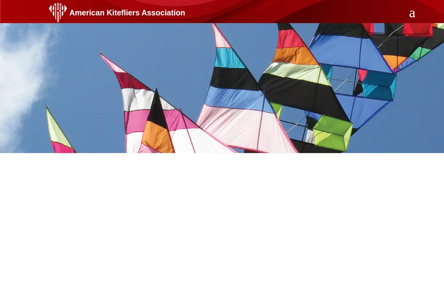 Screenshot of kite.org