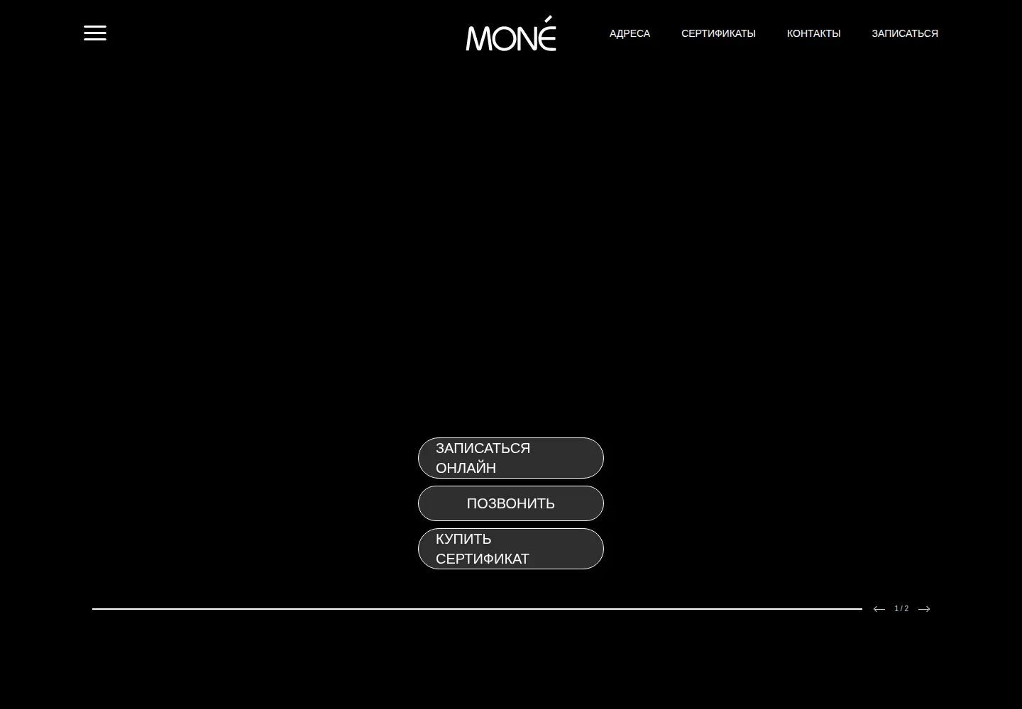 Screenshot of salonmone.ru