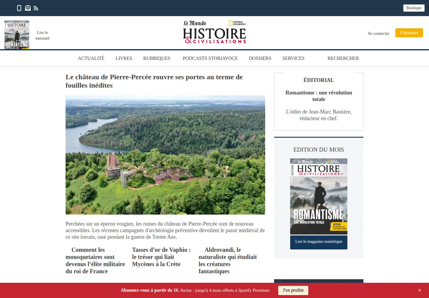 Screenshot of histoire-et-civilisations.com