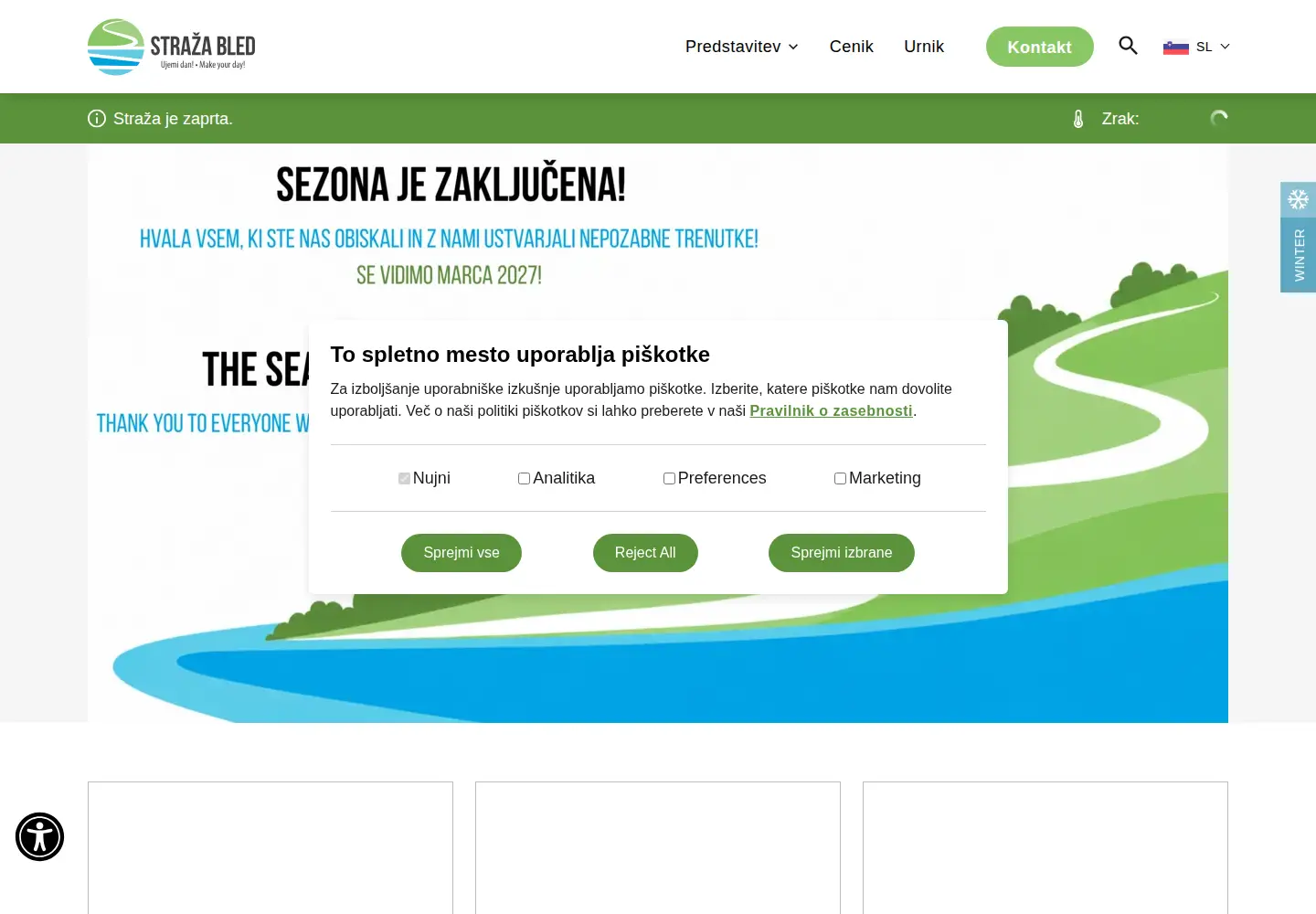 Screenshot of straza-bled.si