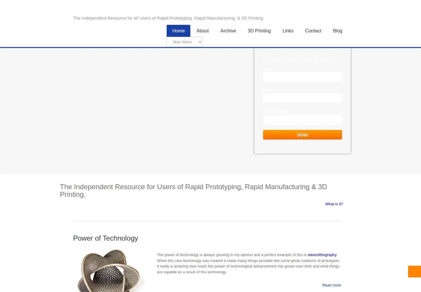 Screenshot of rapidtoday.com