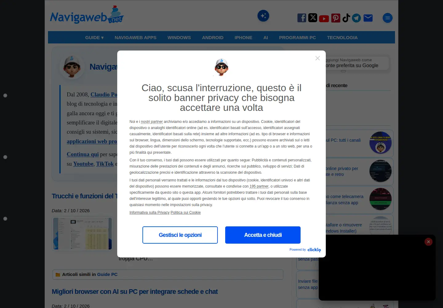 Screenshot of navigaweb.net