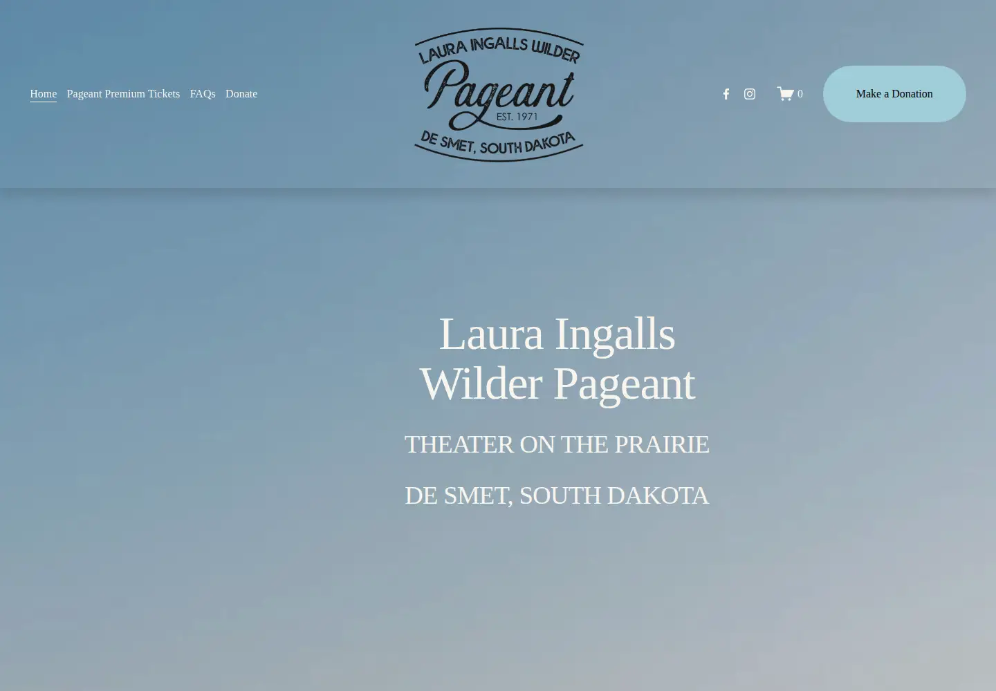Screenshot of desmetpageant.org