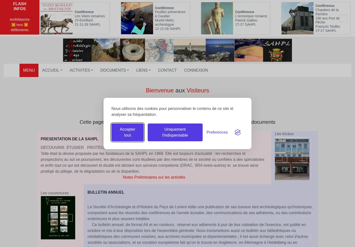Screenshot of sahpl.asso.fr