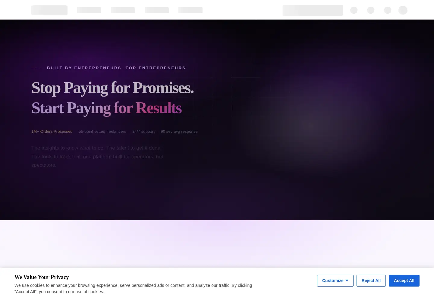 Screenshot of legiit.com