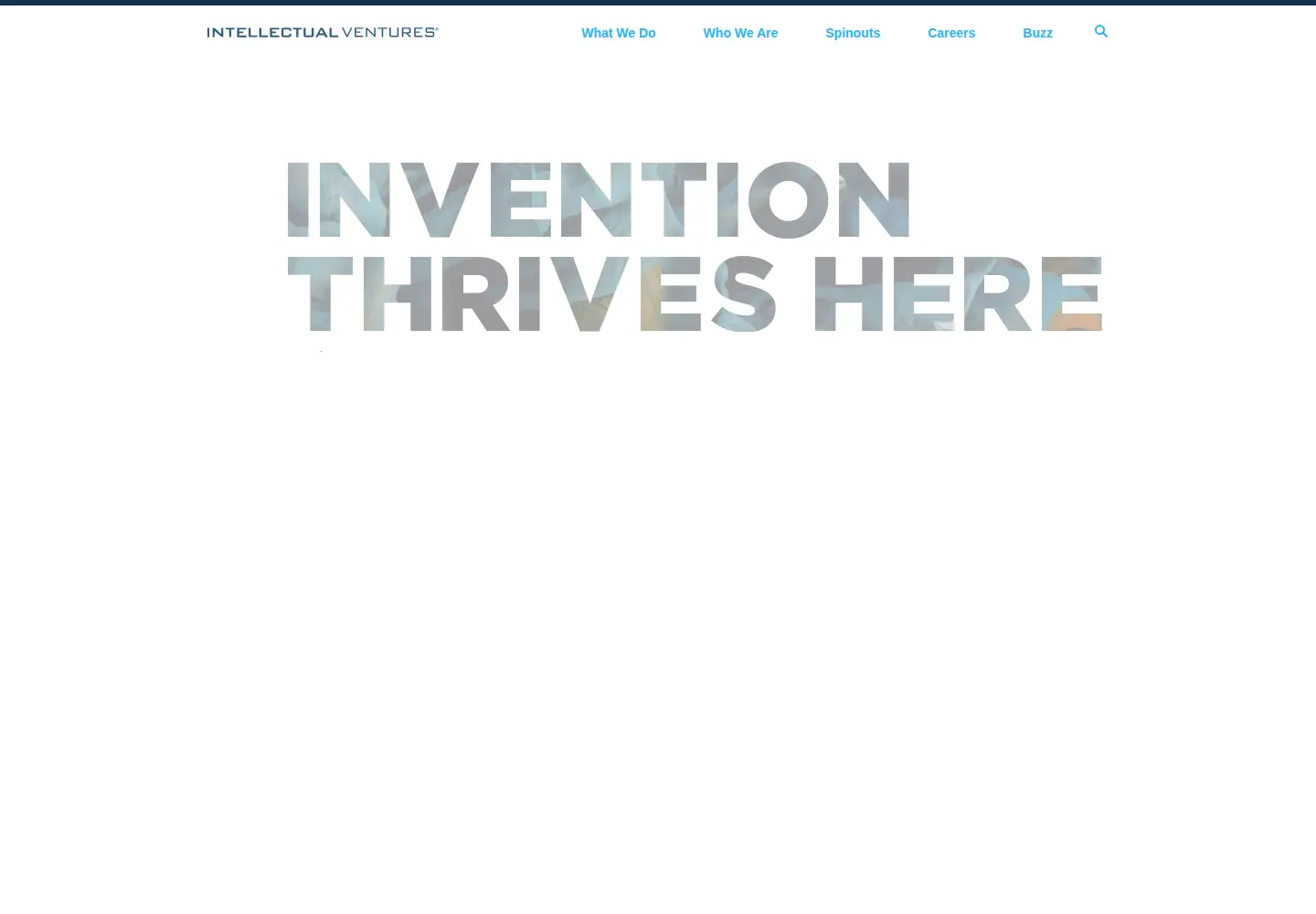 Screenshot of intellectualventures.com