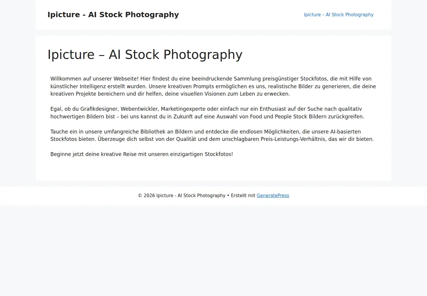 Screenshot of ipicture.de
