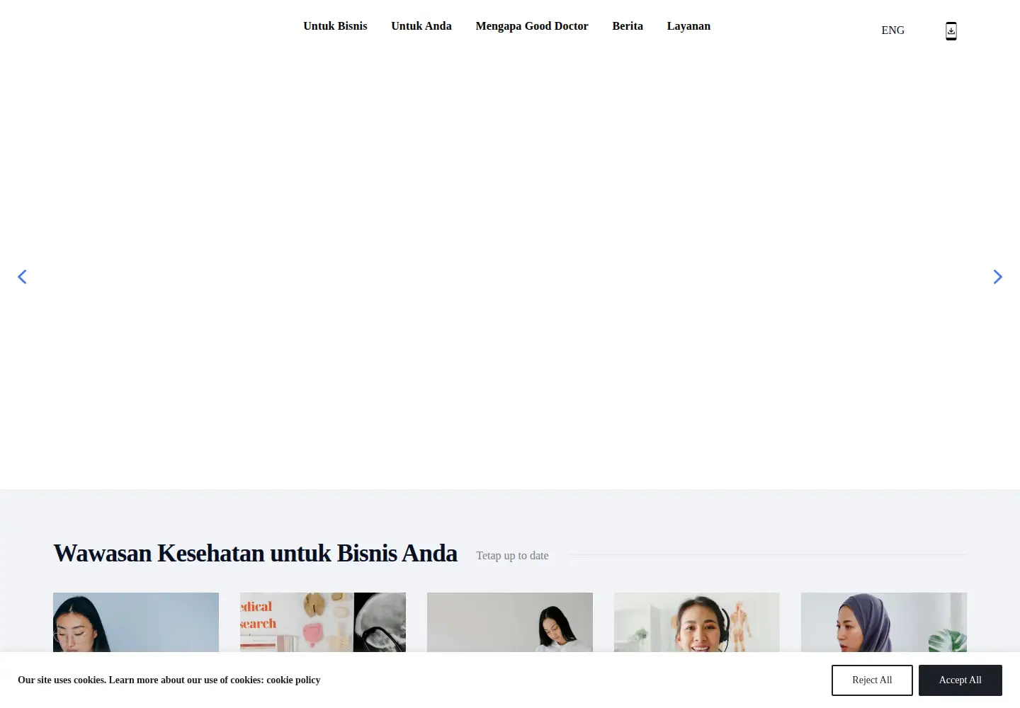 Screenshot of gooddoctor.co.id