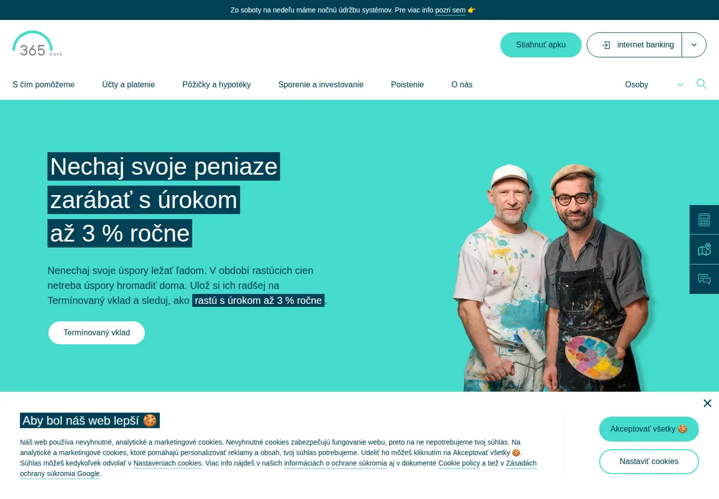 Screenshot of 365.bank