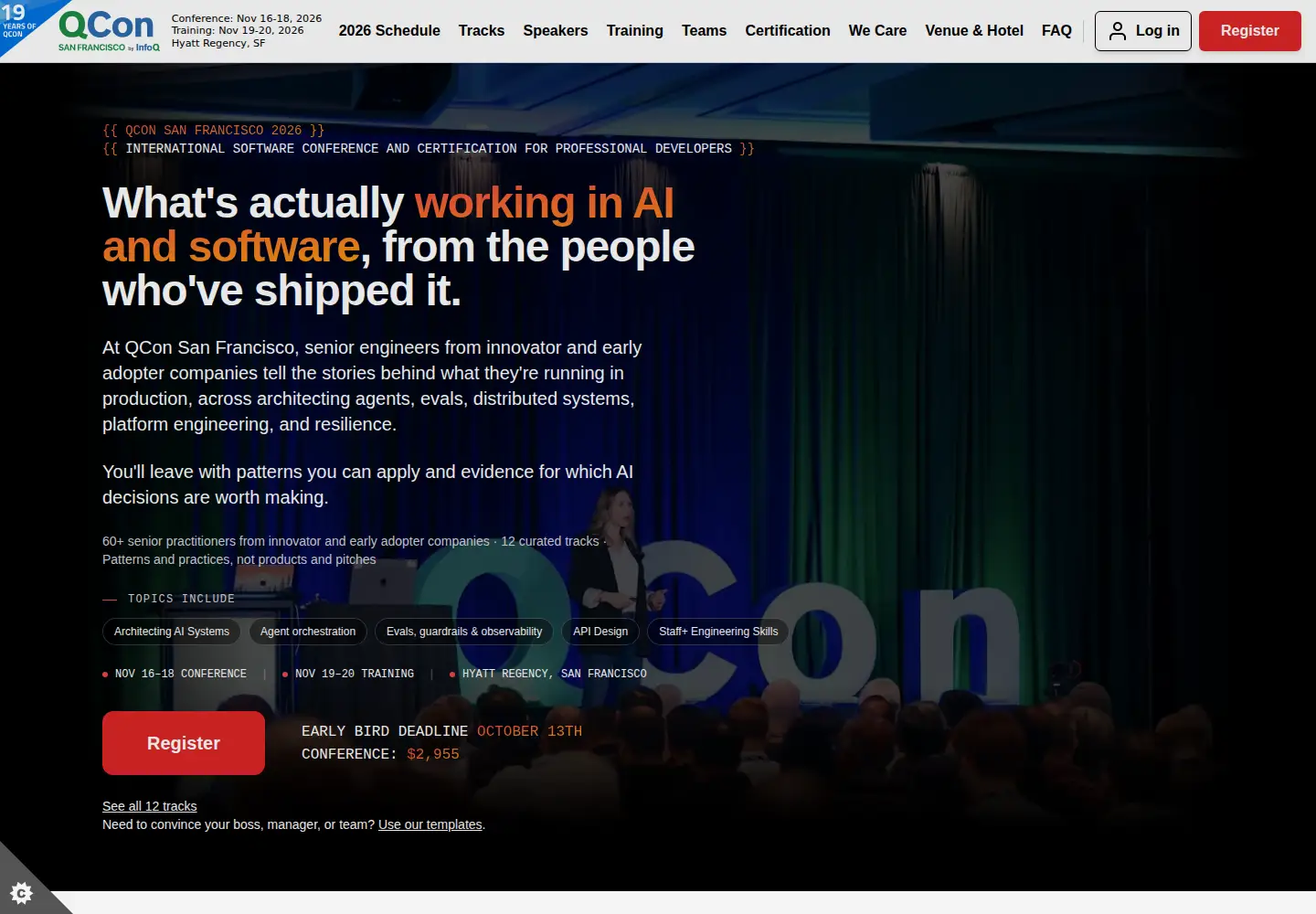 Screenshot of qconsf.com