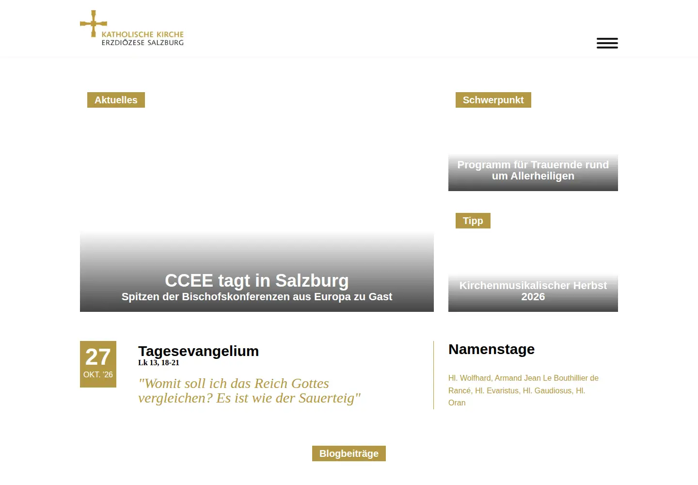 Screenshot of kirchen.net