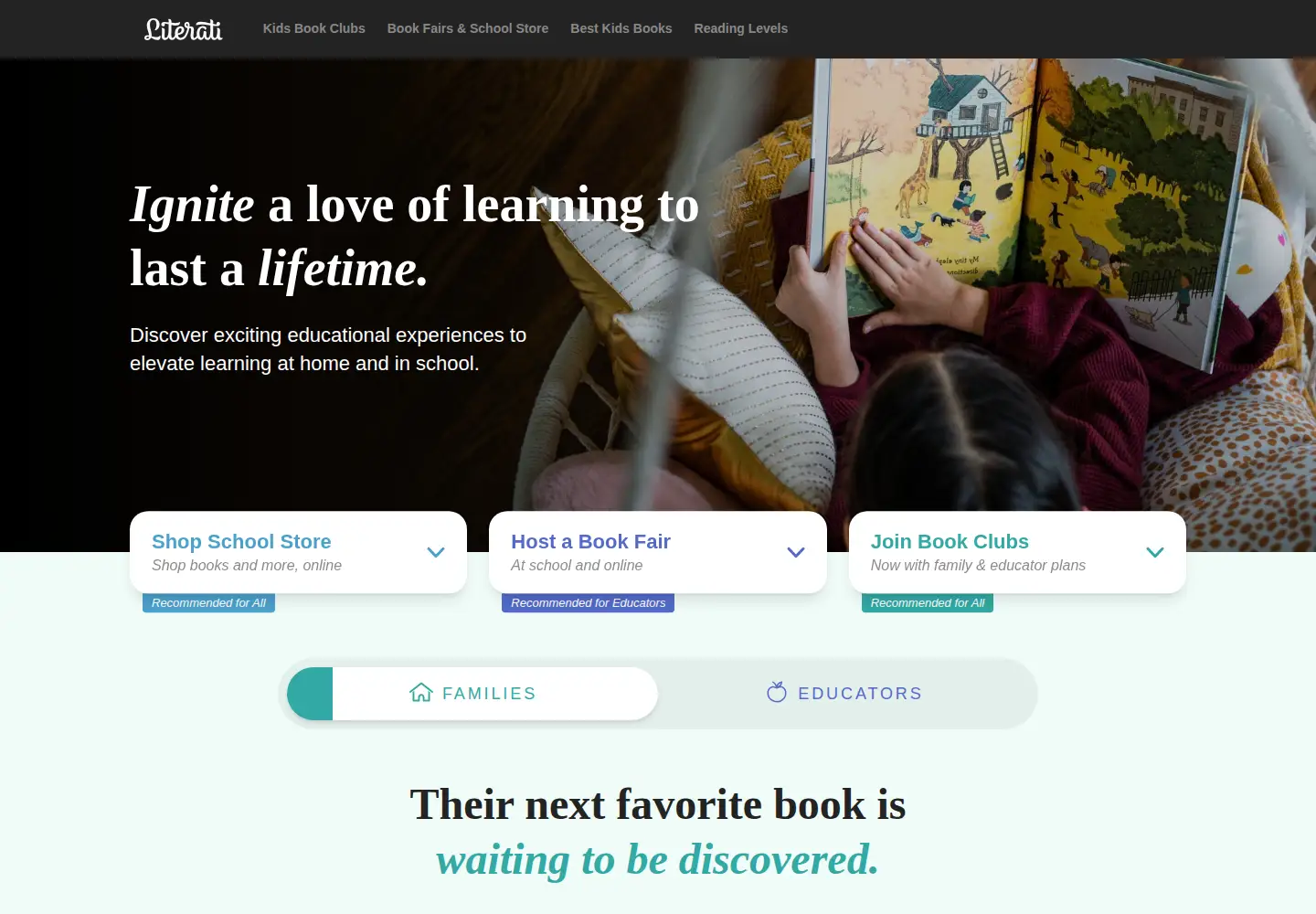 Screenshot of literati.com