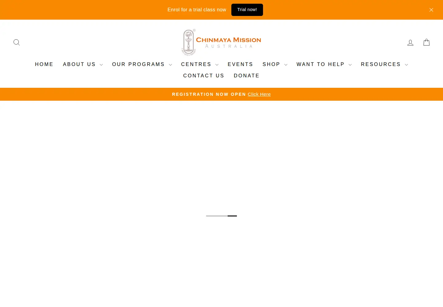 Captured homepage of chinmaya.com.au in the current scan
