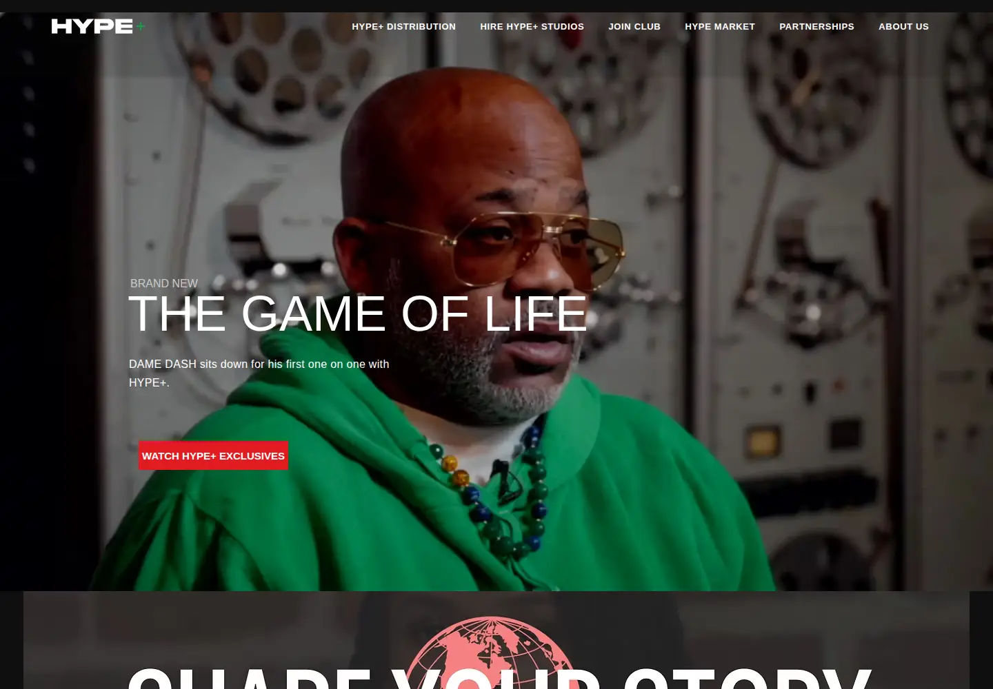 Captured homepage of comedyhype.com in the current scan