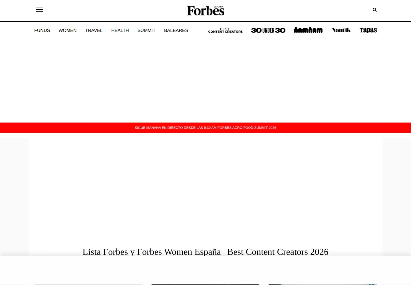 Screenshot of forbes.es
