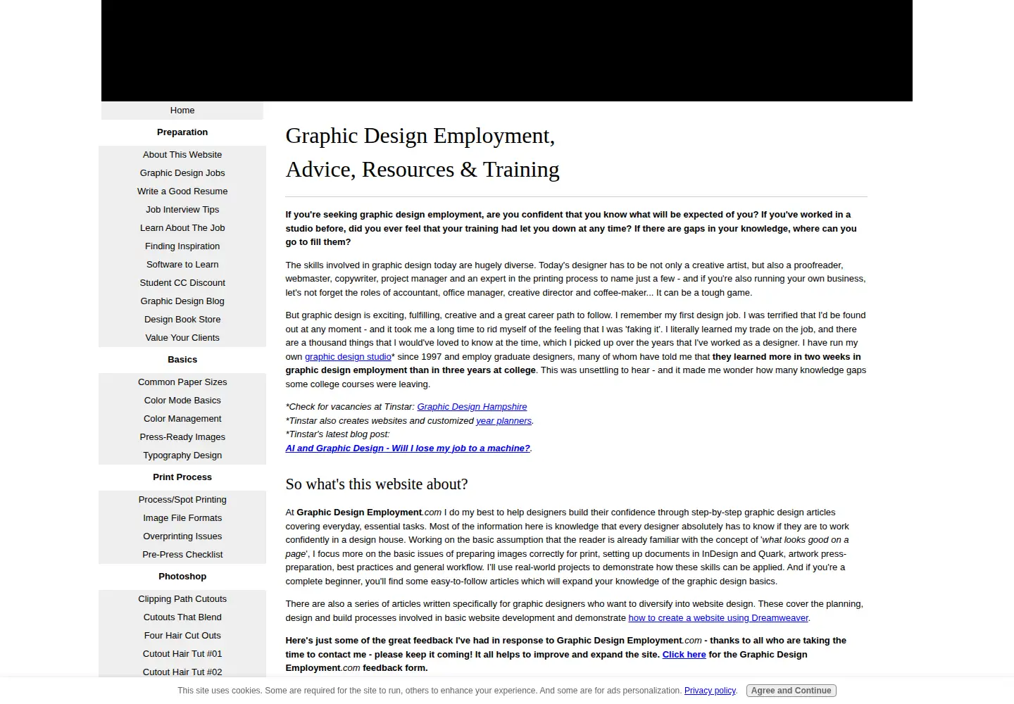 Screenshot of graphic-design-employment.com