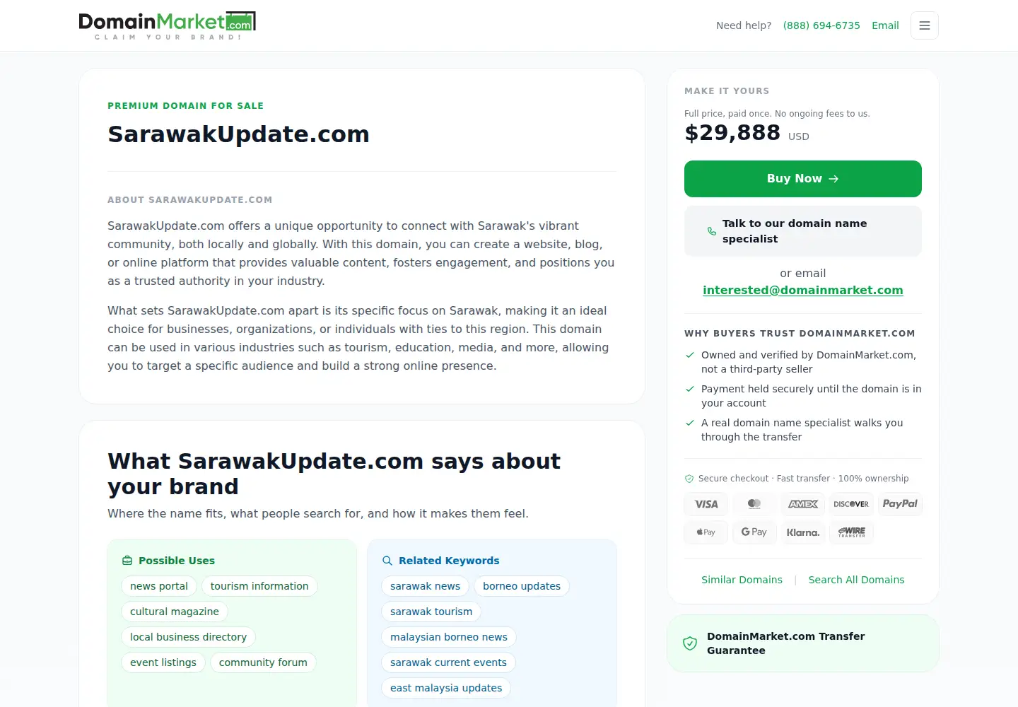 Screenshot of sarawakupdate.com