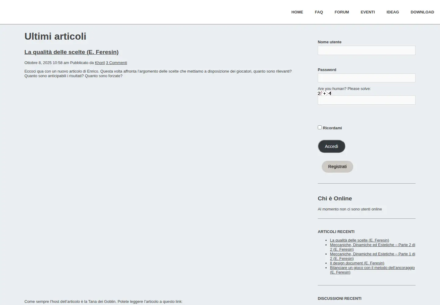 Screenshot of inventoridigiochi.it