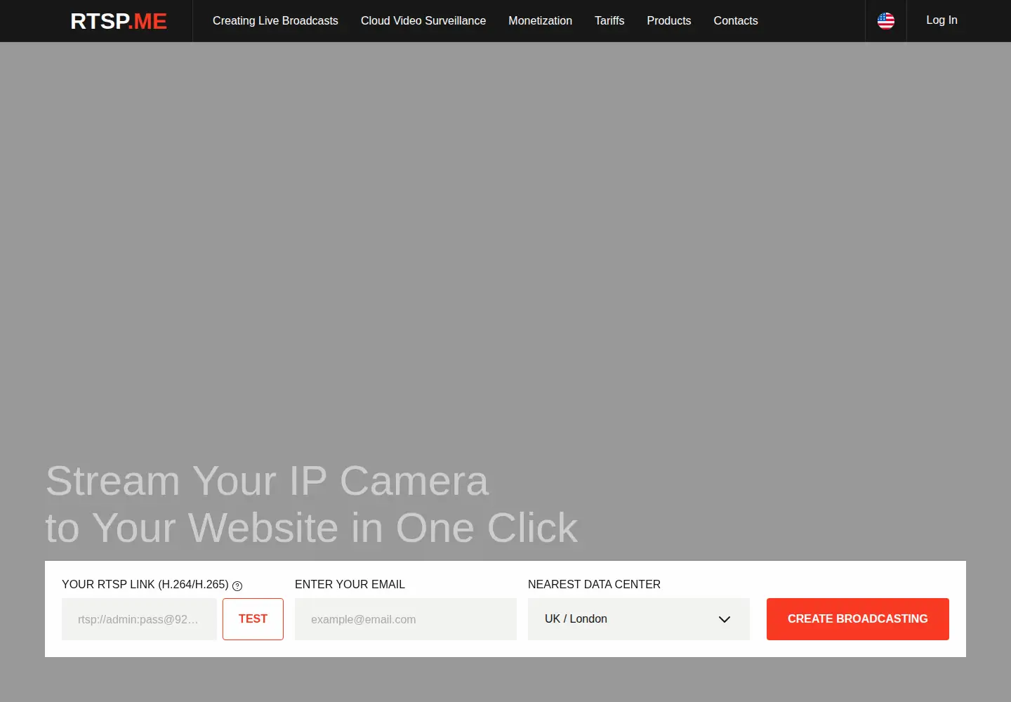 Screenshot of rtsp.me