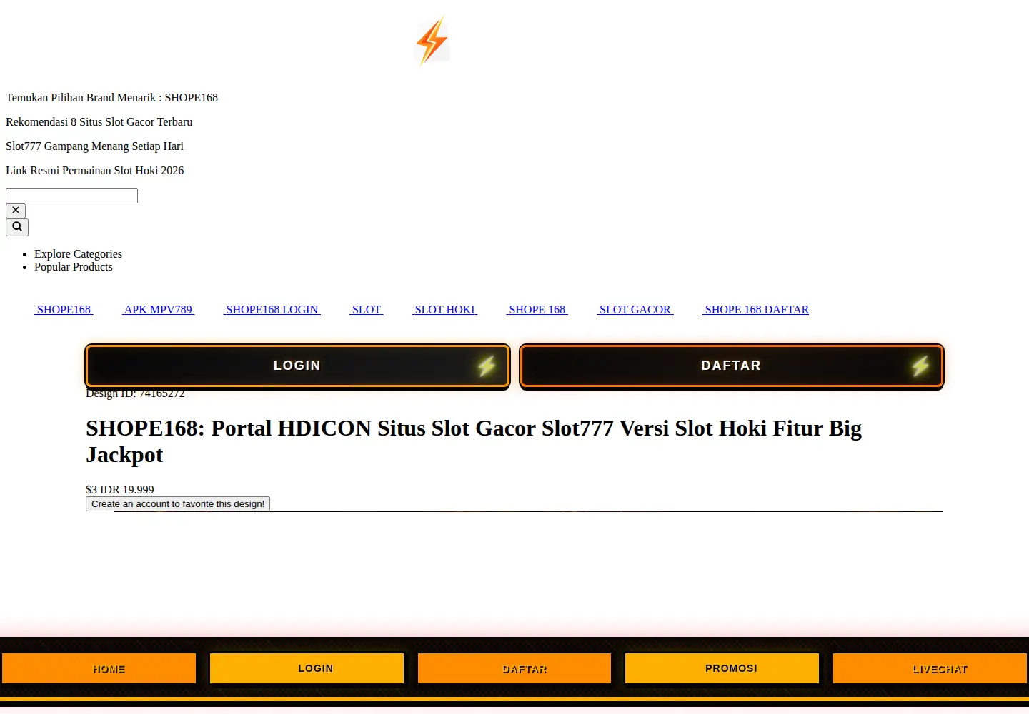 Screenshot of hdicon.com