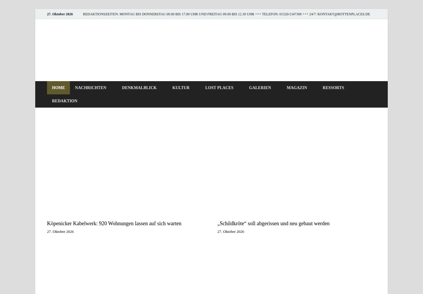Screenshot of rottenplaces.de