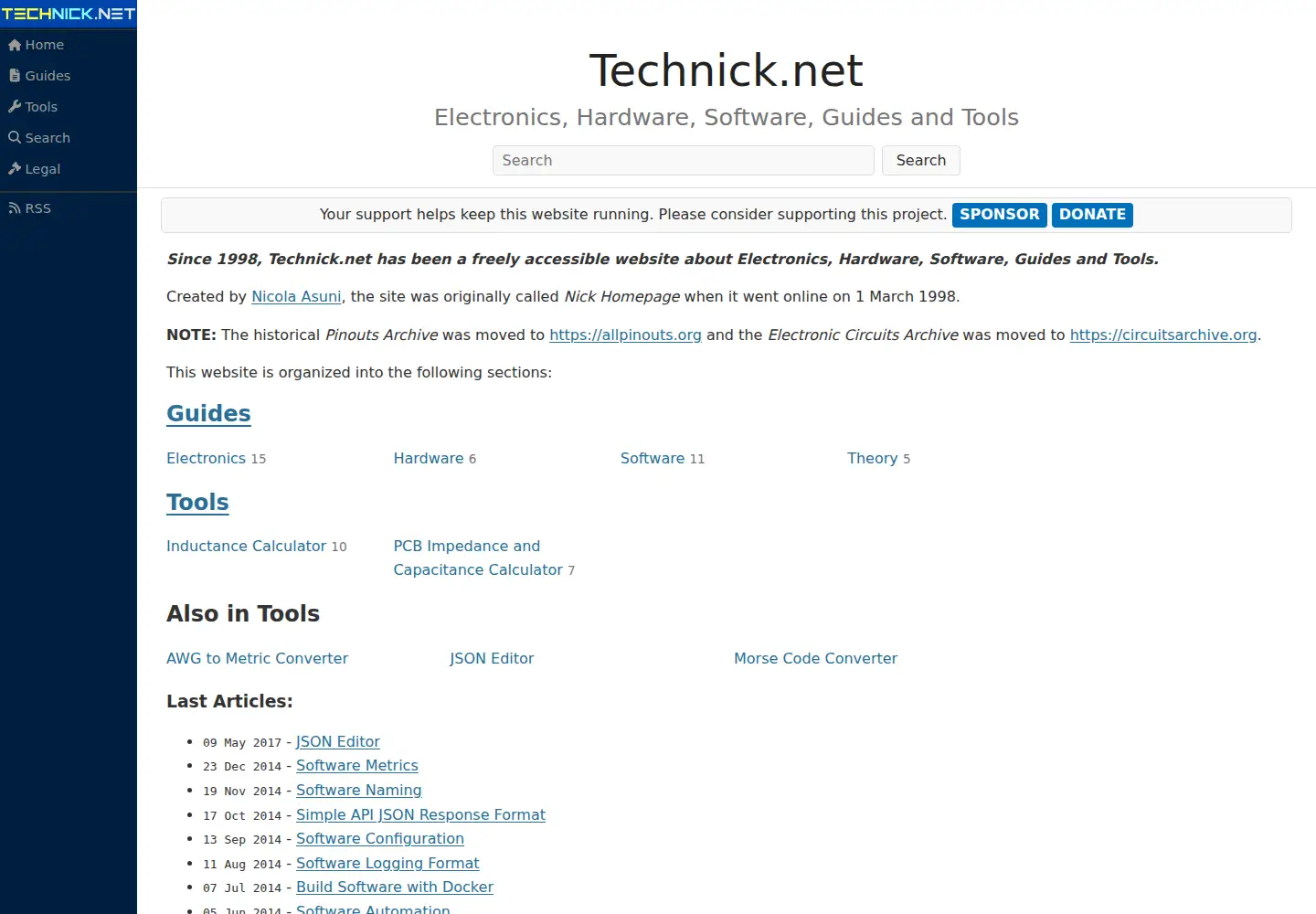 Screenshot of technick.net