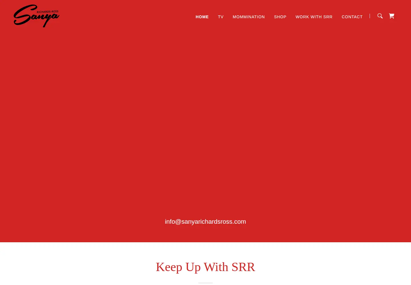 Screenshot of sanyarichardsross.com