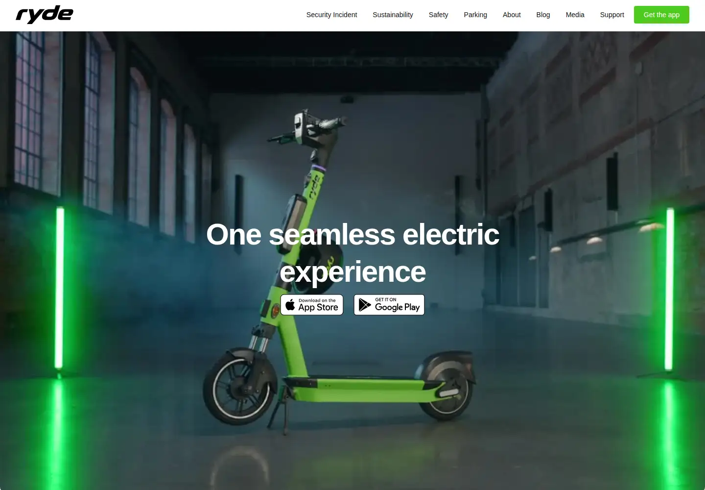 Screenshot of ryde-technology.com