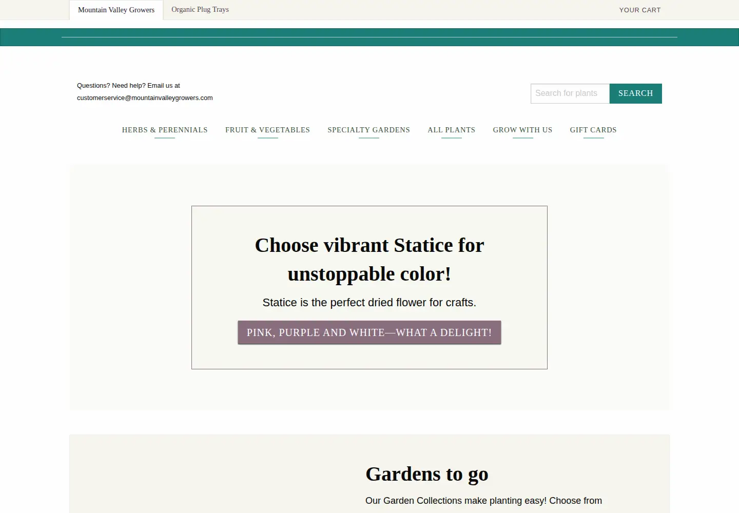 Screenshot of mountainvalleygrowers.com