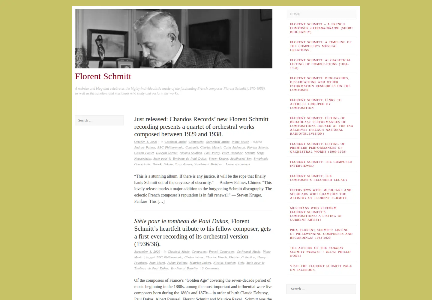 Screenshot of florentschmitt.com