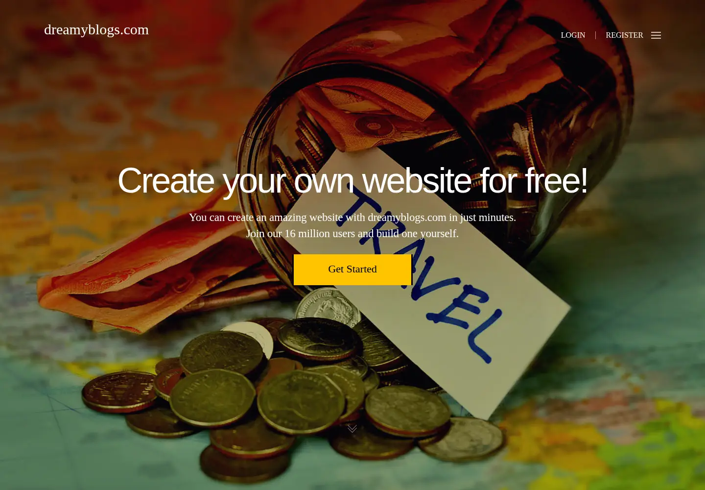 Screenshot of dreamyblogs.com